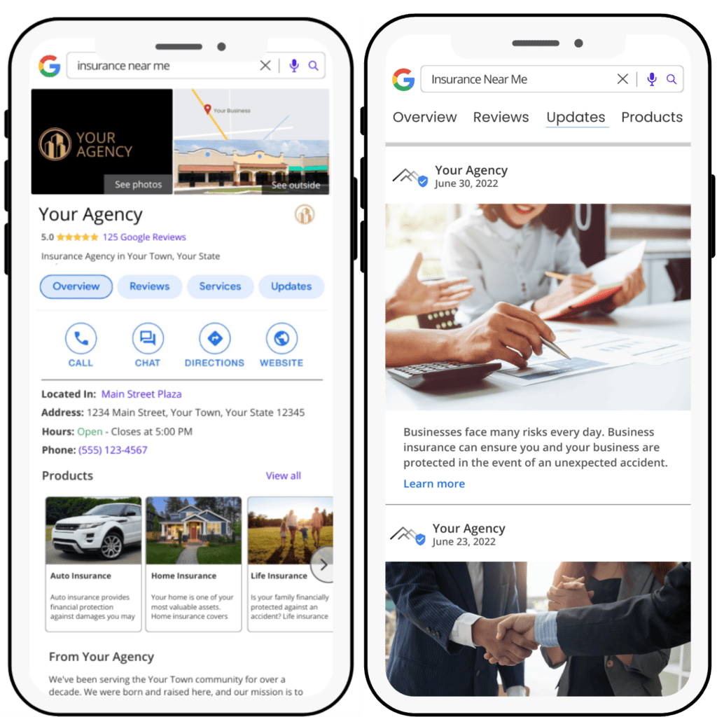 An optimized Google Business Profile